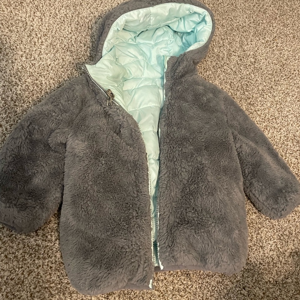 Cozy Gray Kids Jacket